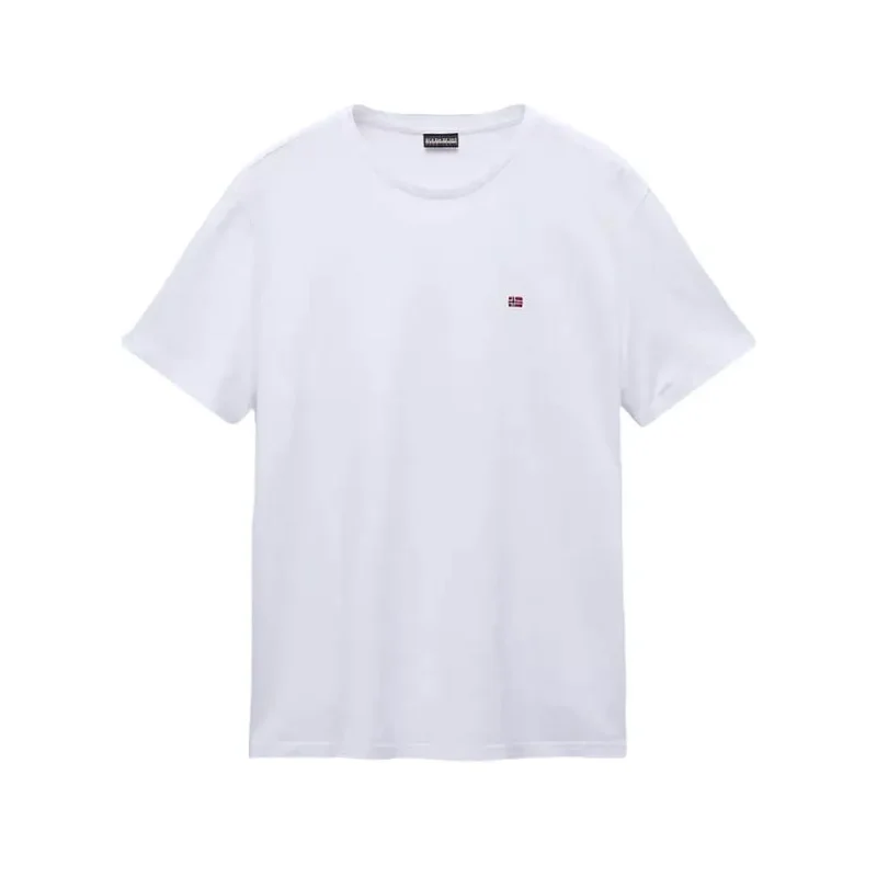 T-Shirt a Maniche Corte Estiva Salis White_risultato
