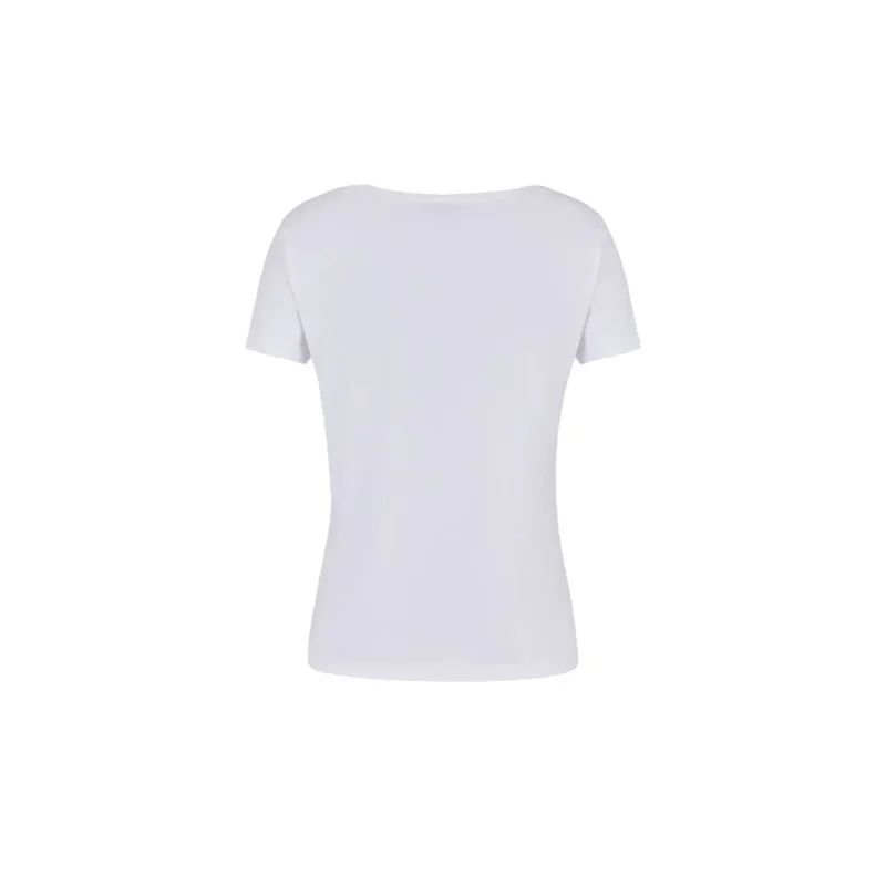 T-shirt da donna slim fit EA7 retro_risultato